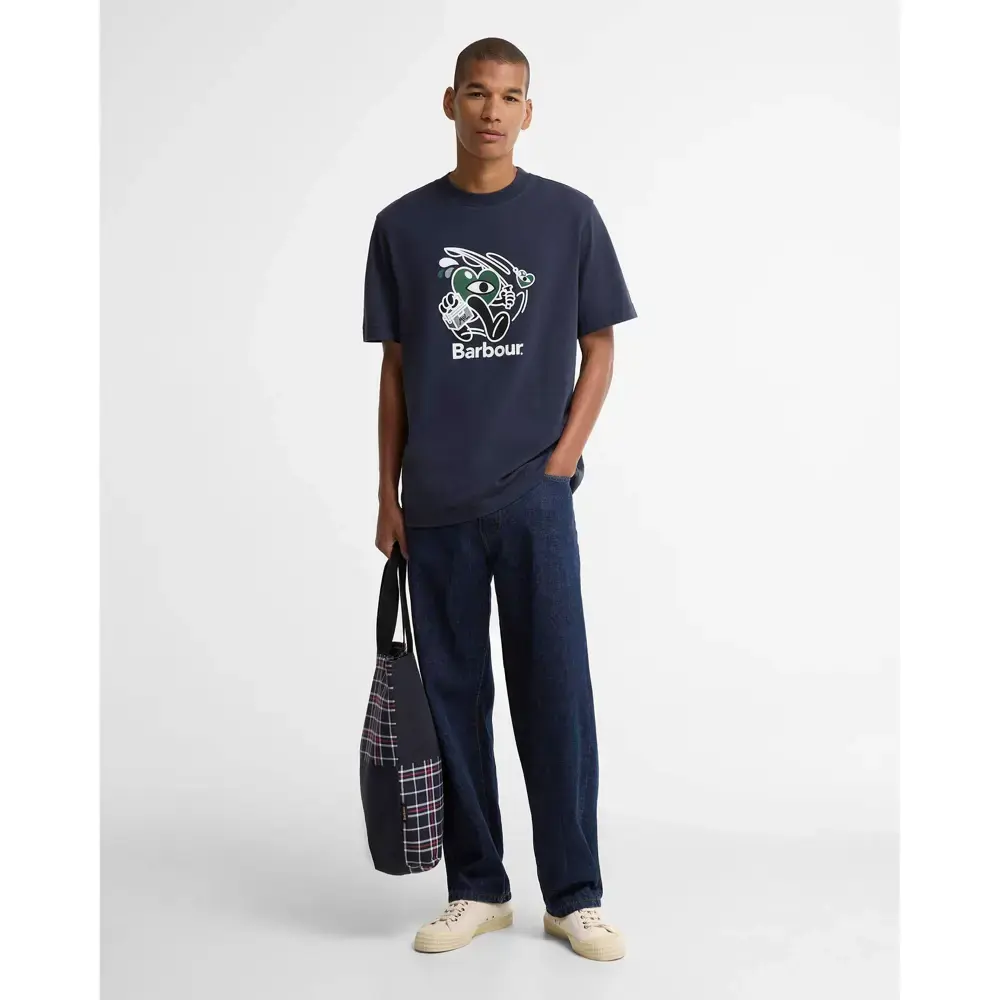 Barbour X Mul Gone Fishing Relaxed T-Shirt